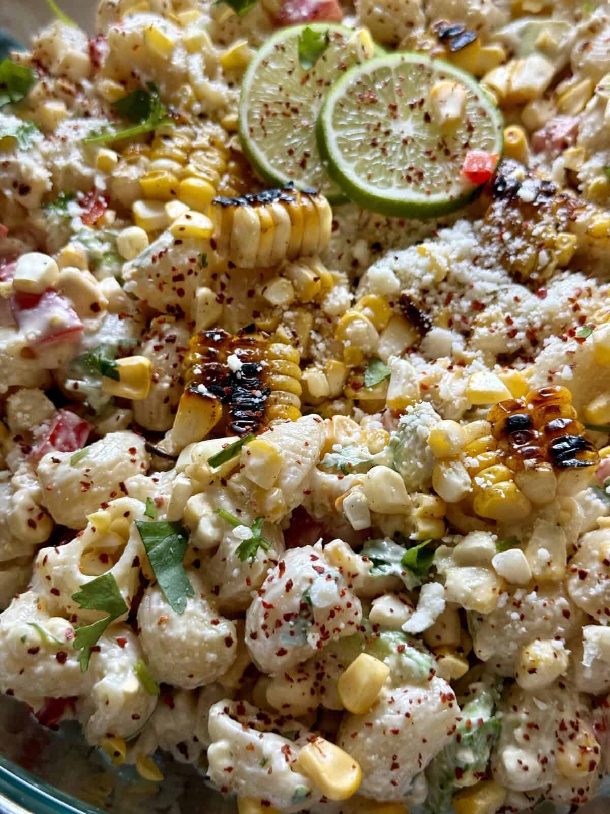 mexican street corn pasta salad