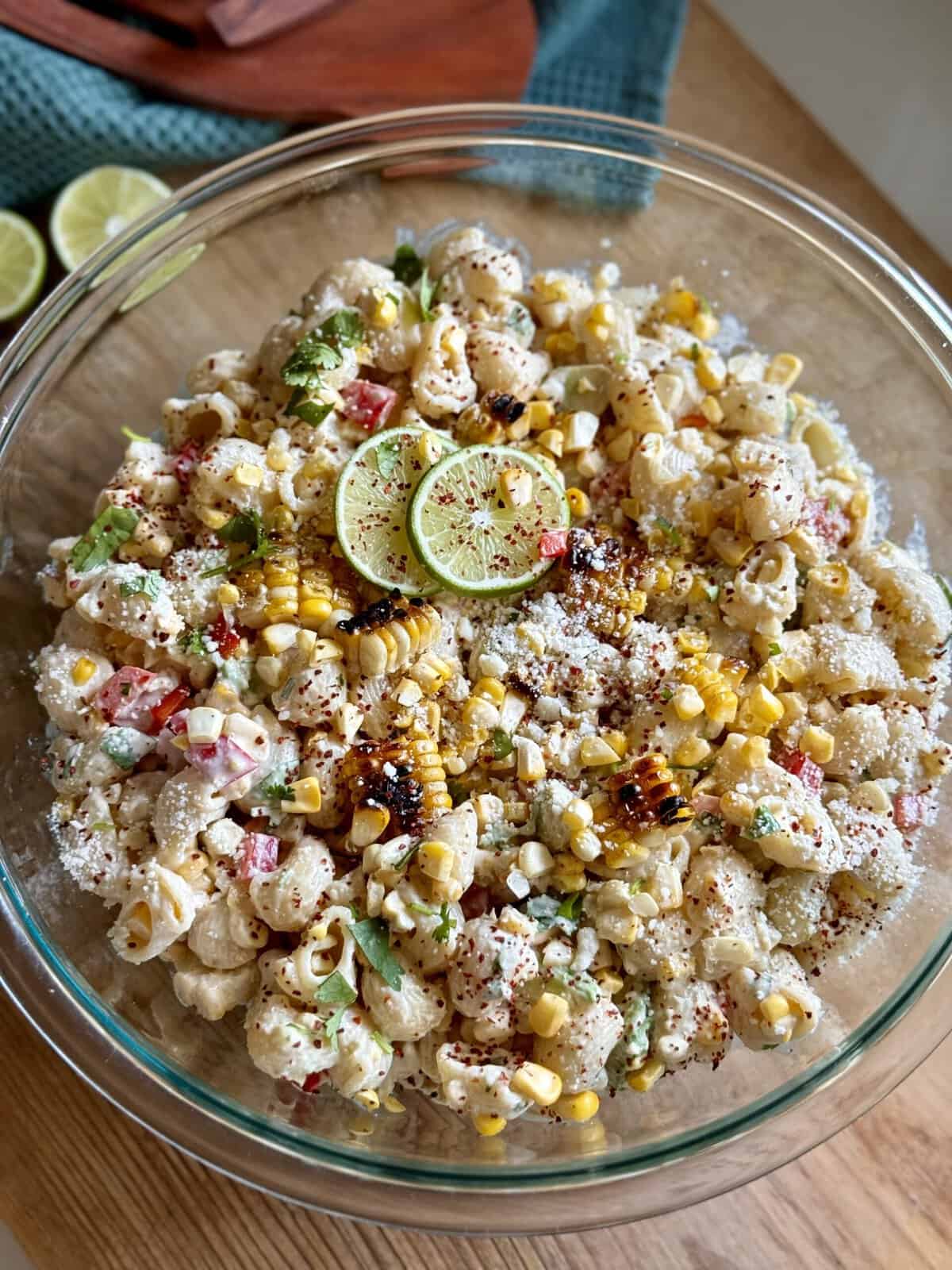mexican street corn pasta salad