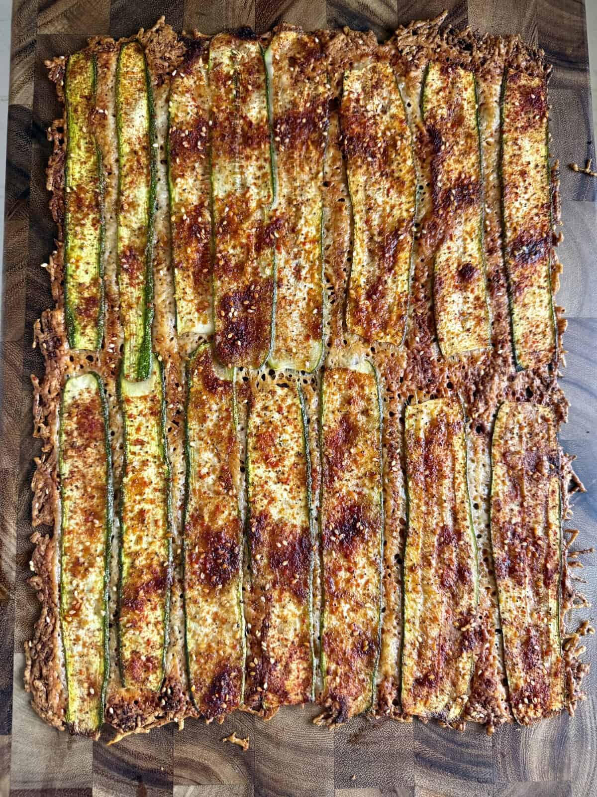 easy gyro zucchini roll