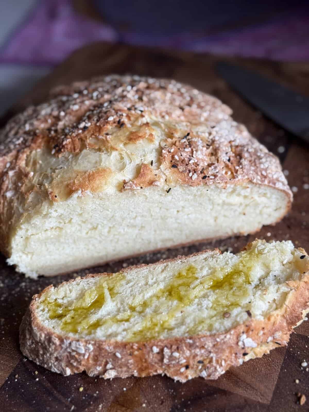 2 ingredient artisan yogurt bread