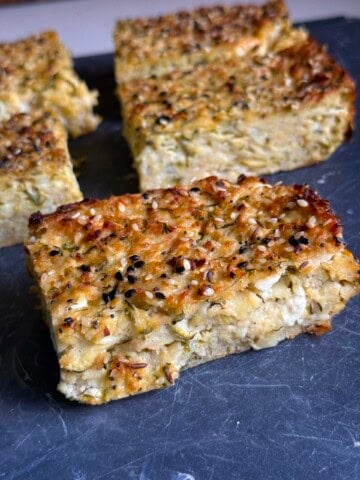 easy zucchini feta bars