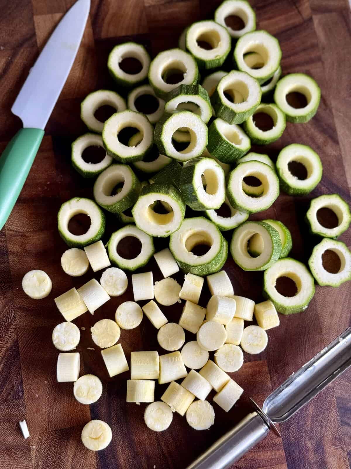 easy parmesan zucchini rings