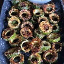 easy parmesan zucchini rings