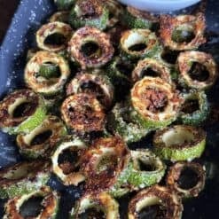 easy parmesan zucchini rings