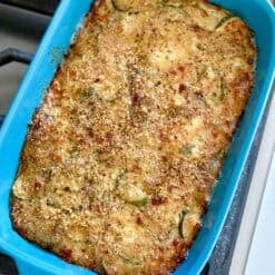 easy ham and cheese zucchini bake