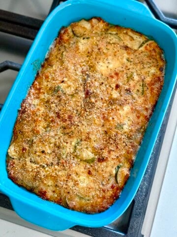 easy ham and cheese zucchini bake