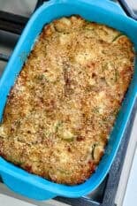 easy ham and cheese zucchini bake