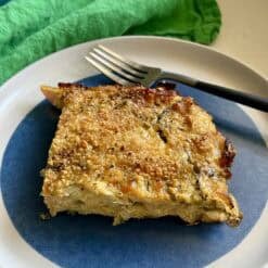 easy ham and cheese zucchini bake