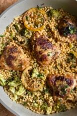one pan chicken broccoli couscous