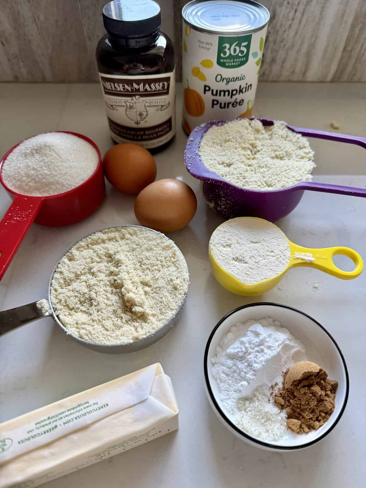 easy pumpkin almond flour bread