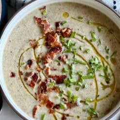 roasted onion mushroom soup