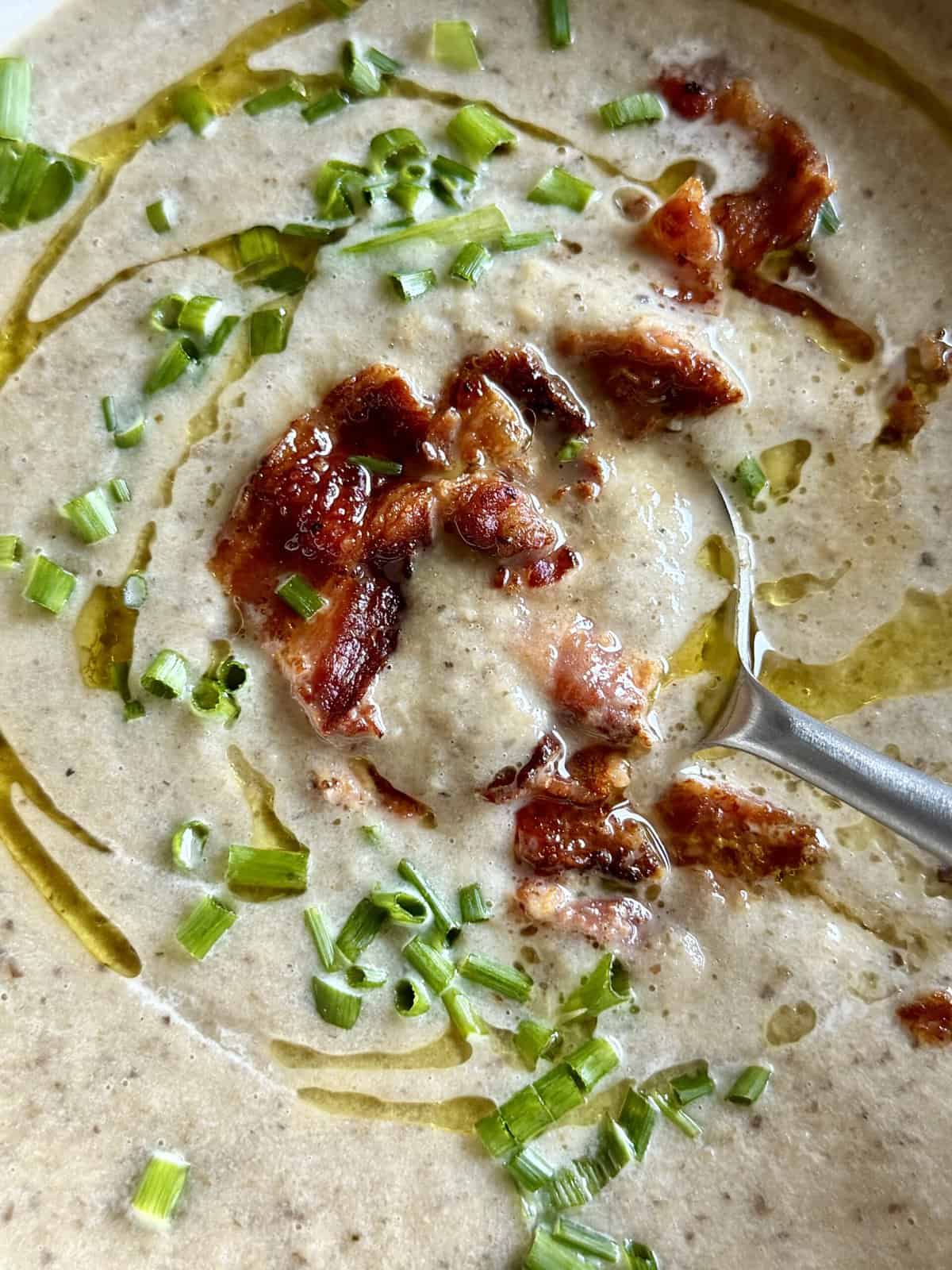 roasted onion mushroom soup