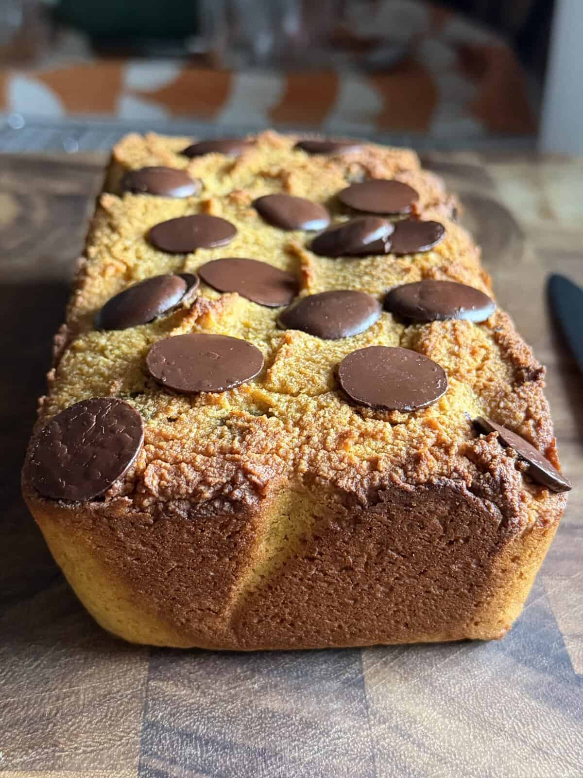 easy pumpkin almond flour bread