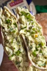 high protein smashed chicken salad