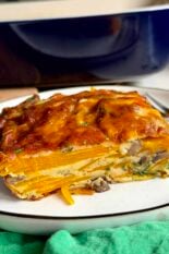 french butternut squash spinach mushroom lasagna
