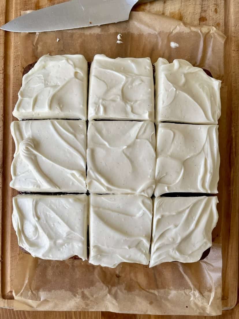 One bowl pumpkin snacking cake whole and sliced