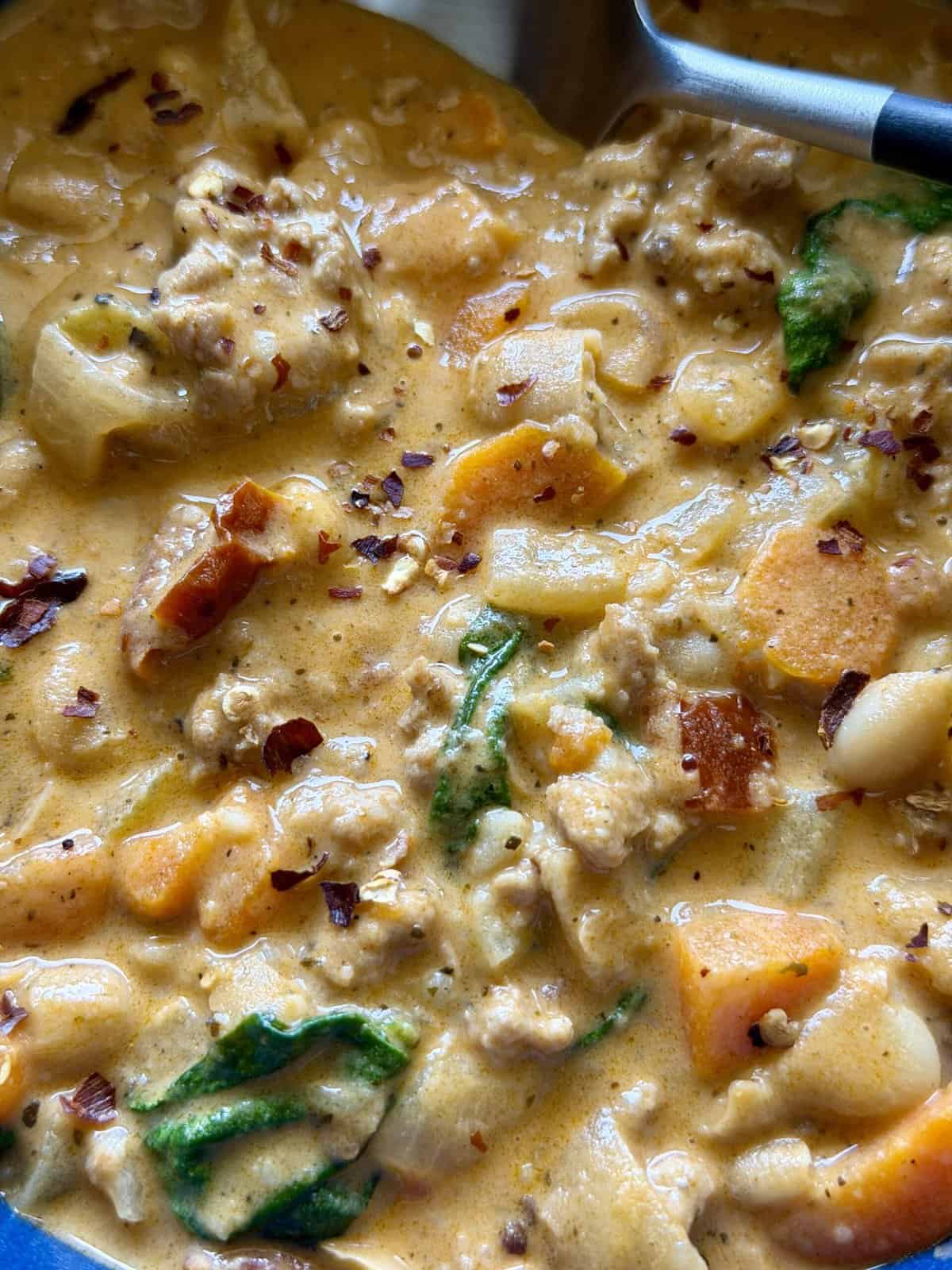 tuscan white bean sausage soup