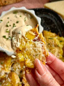 easy smashed fingerling potatoes