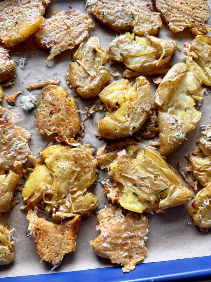 easy smashed fingerling potatoes