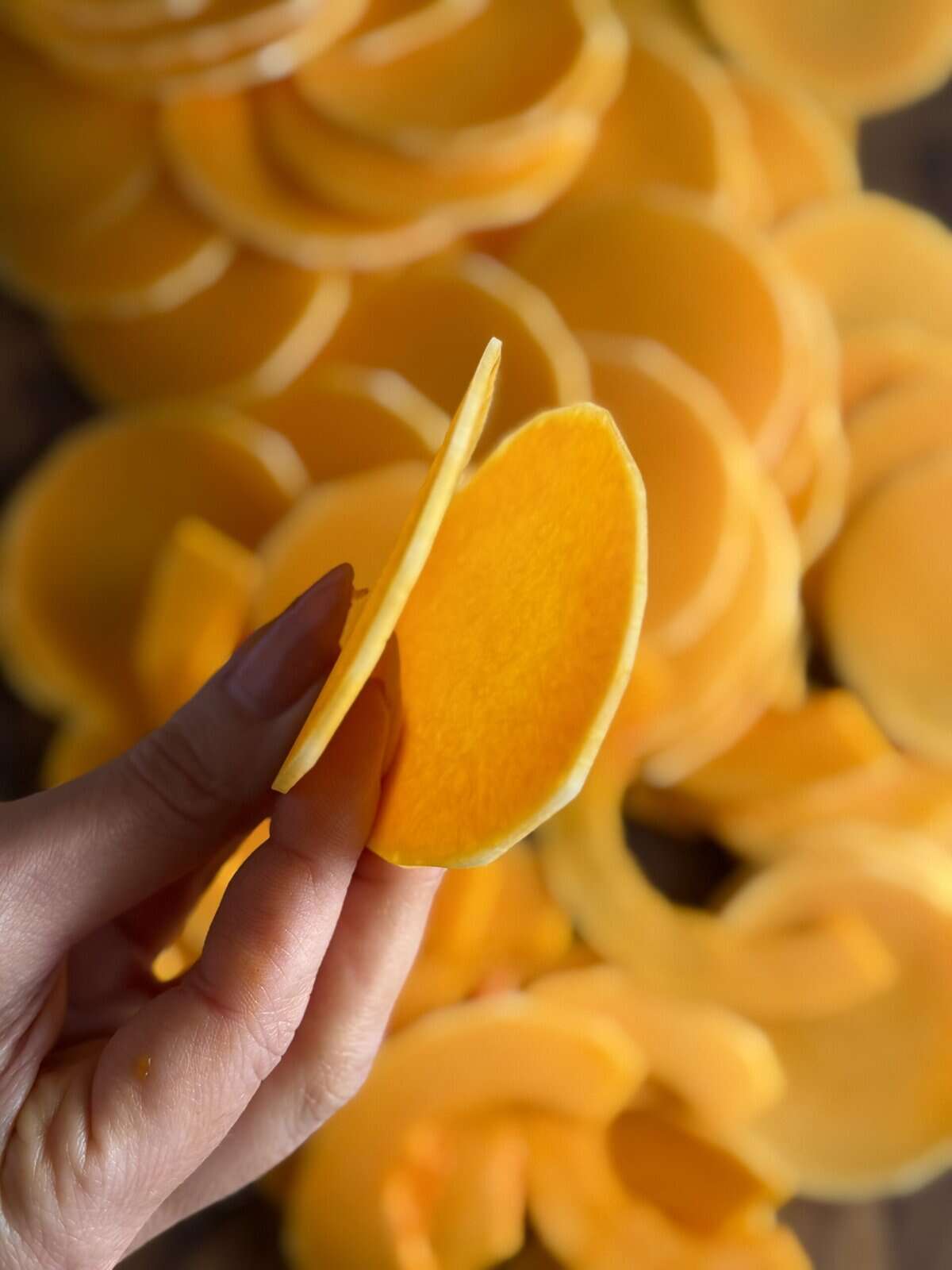 easy butternut squash parmesan chips