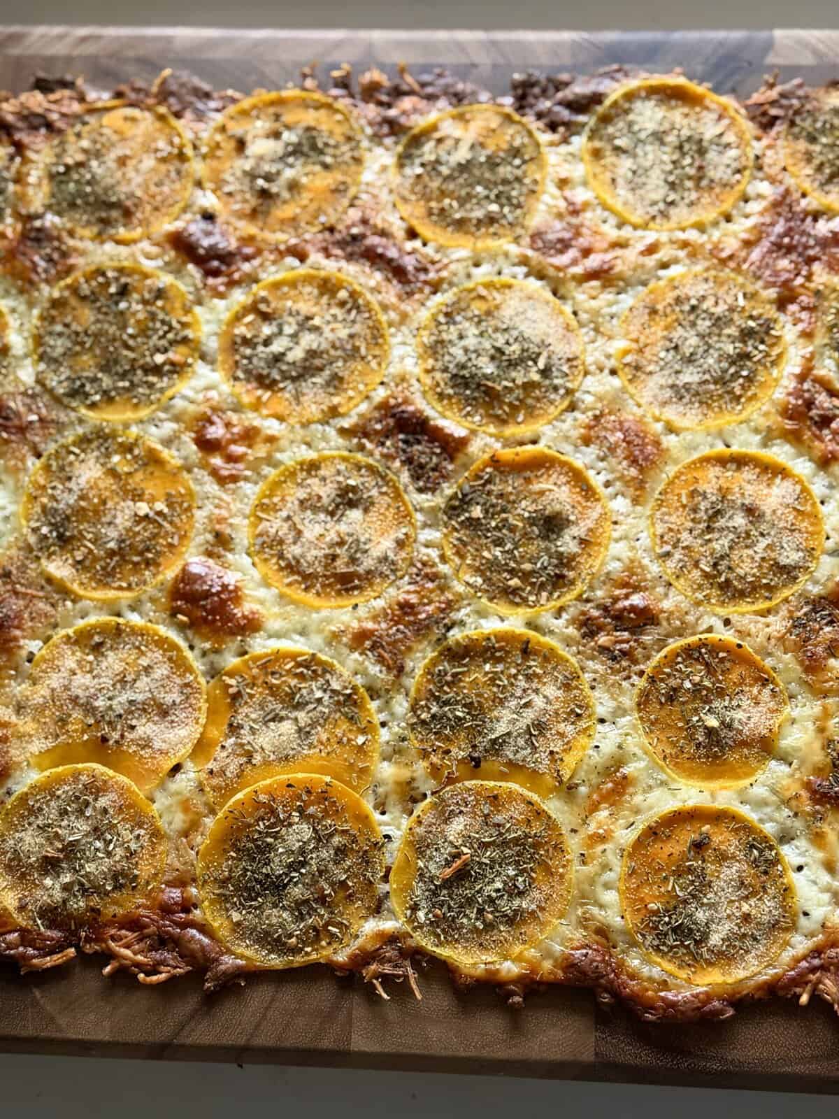 easy butternut squash parmesan chips