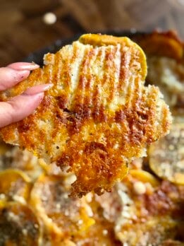 easy butternut squash parmesan chips