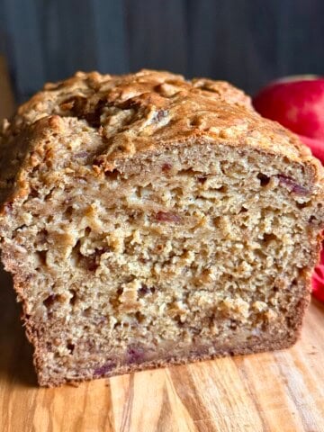 easy apple banana bread