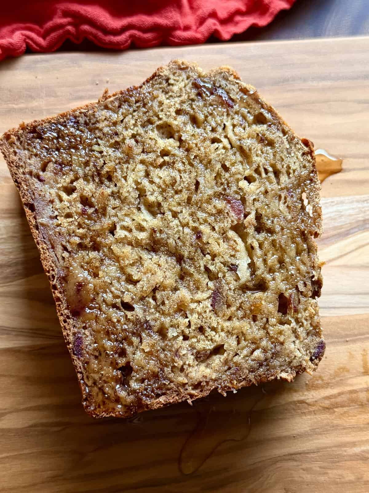 easy apple banana bread