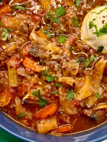 easy beef cabbage soup
