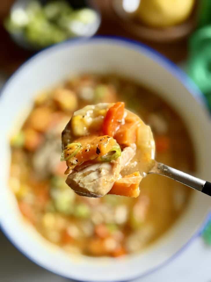 longevity chicken vegetable soup