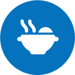 Soup bowl icon.