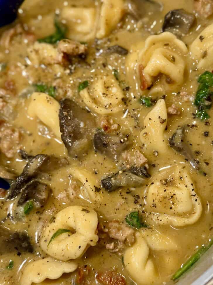 tuscan tortellini sausage soup