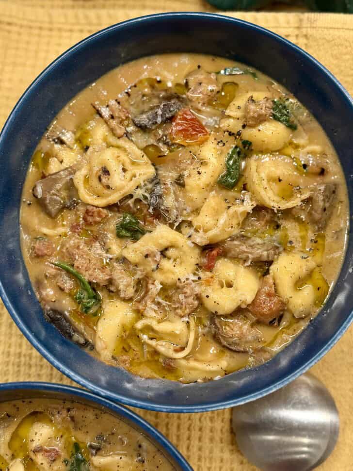 tuscan tortellini sausage soup