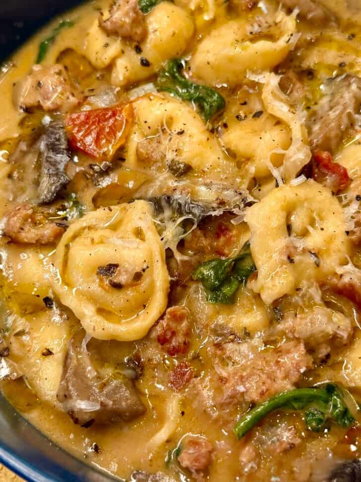 tuscan tortellini sausage soup