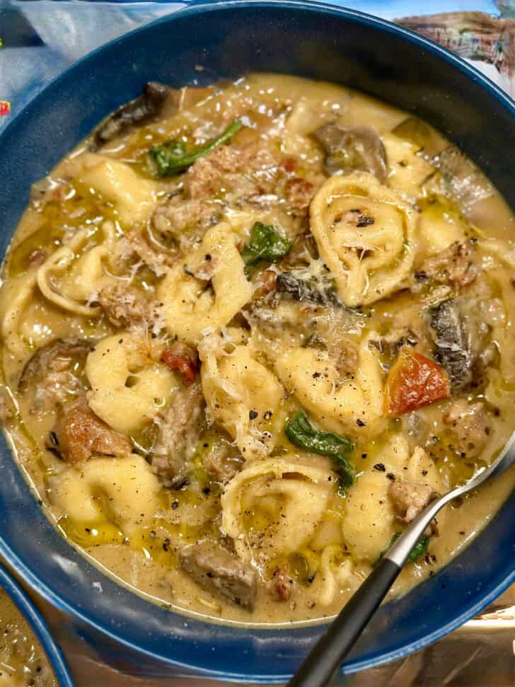 tuscan tortellini sausage soup