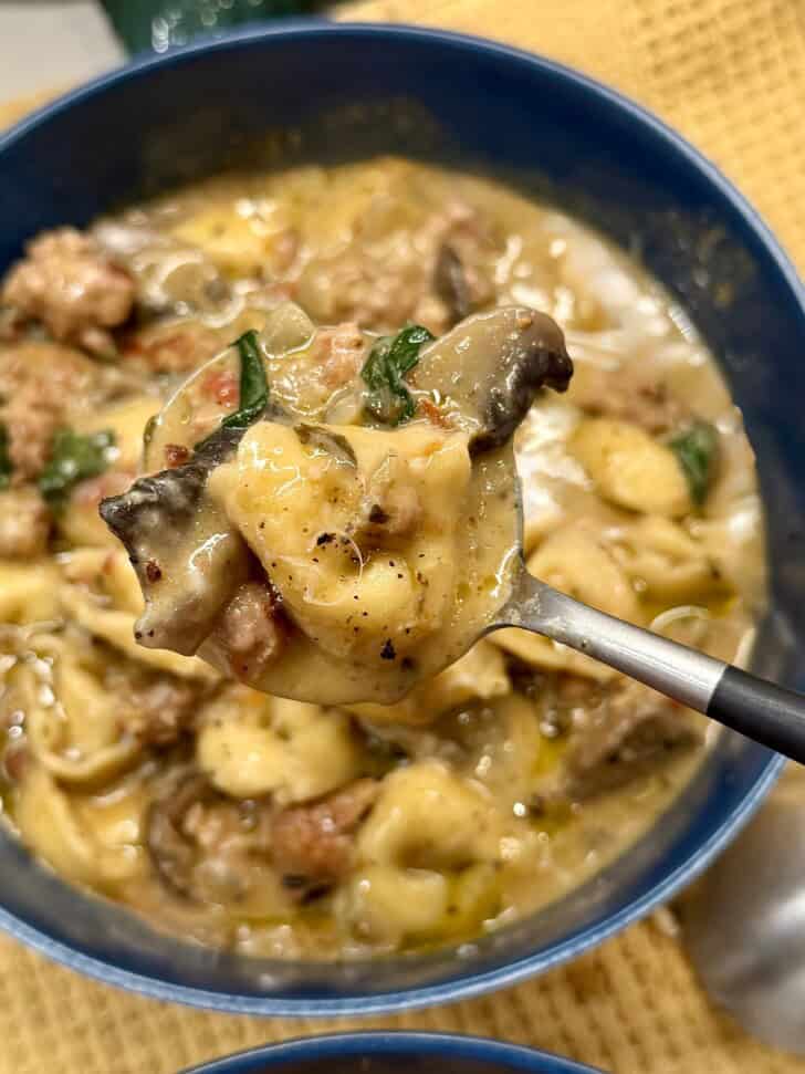 tuscan tortellini sausage soup