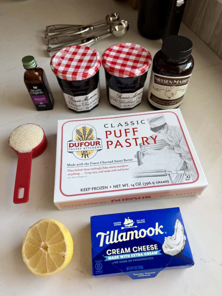 puff pastry cream cheese danish