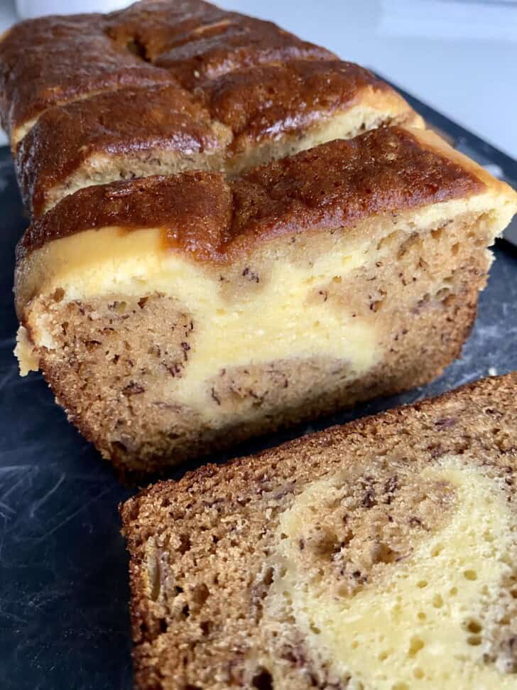 cream cheese banana loaf