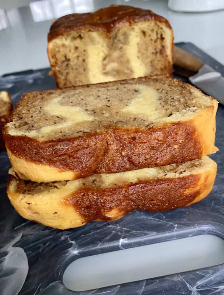 cream cheese banana loaf