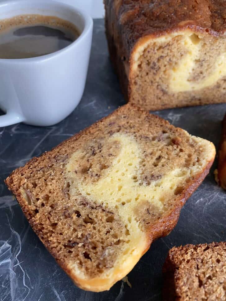 cream cheese banana loaf