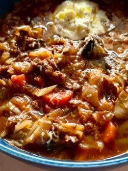 easy beef and cabbage soup