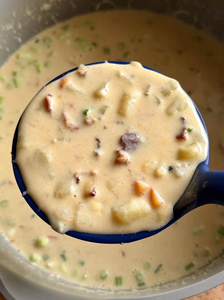 one pot loaded potato soup