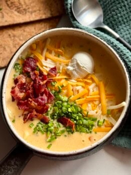 one pot loaded potato soup