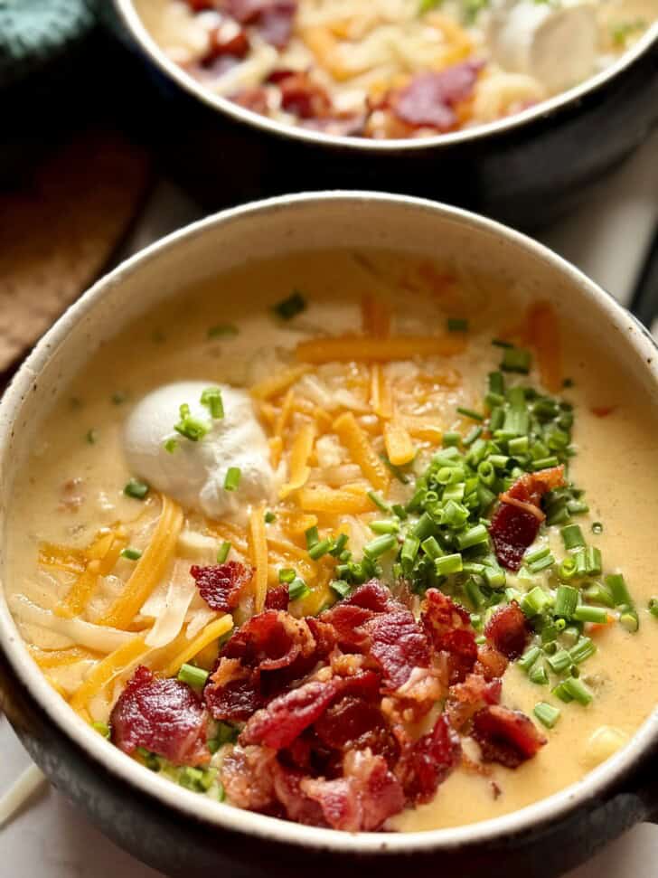 one pot loaded potato soup