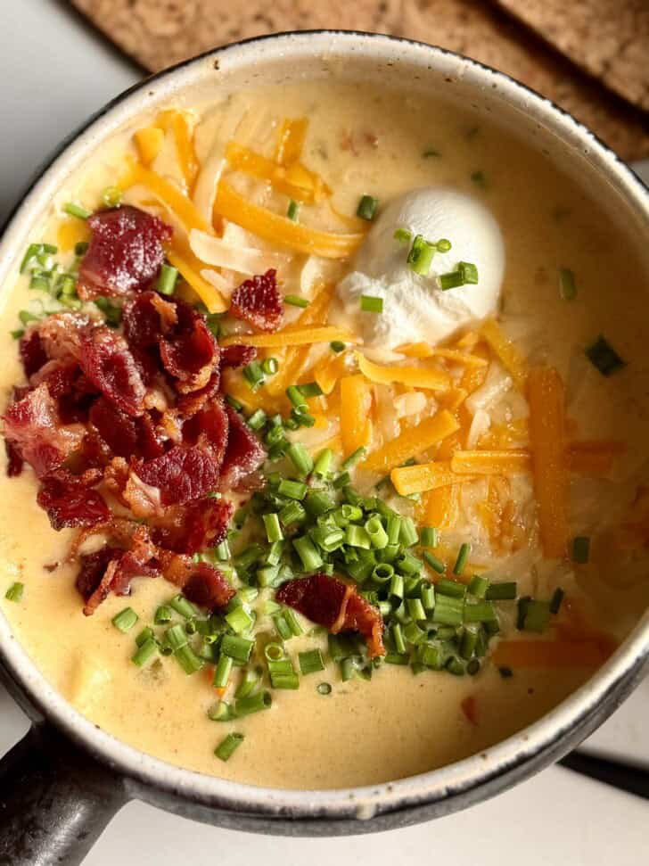 one pot loaded potato soup