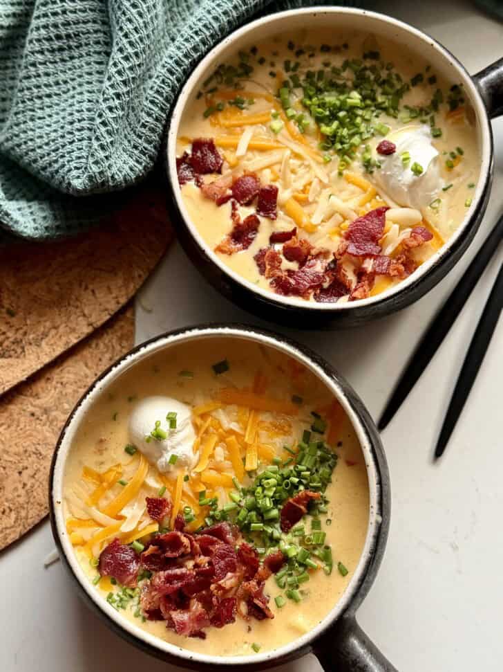 one pot loaded potato soup
