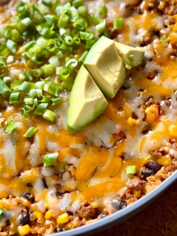 one pot burrito bake