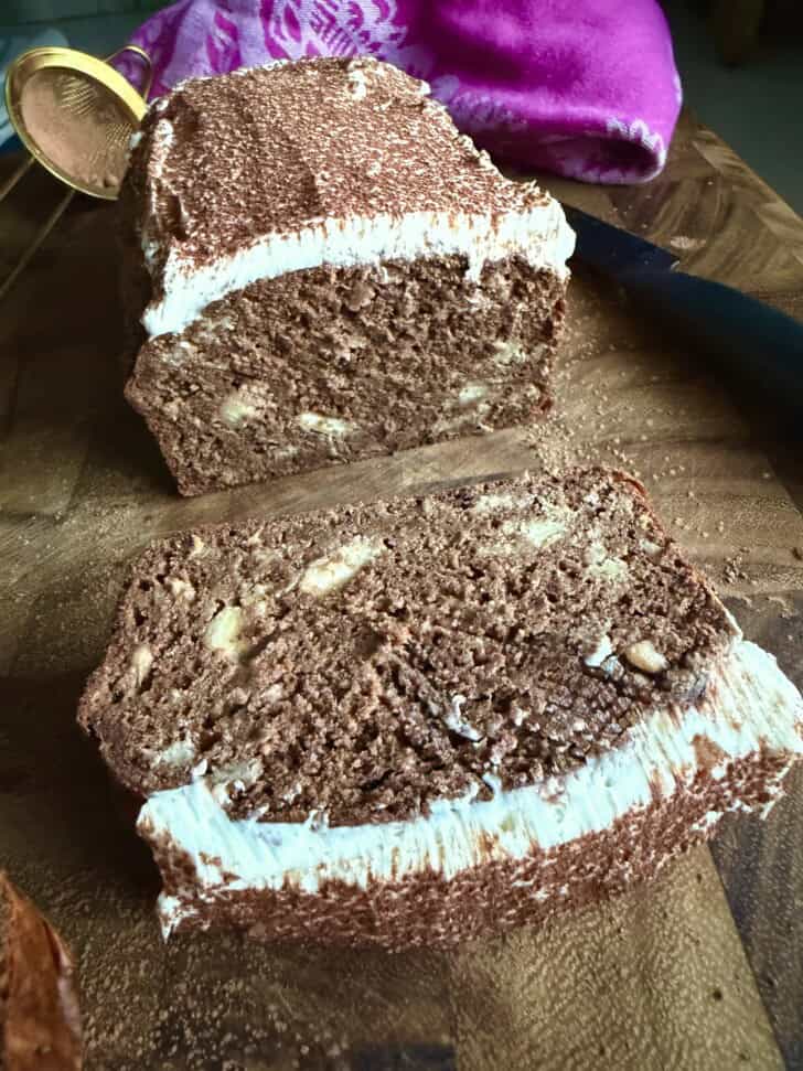 healthy tiramisu loaf