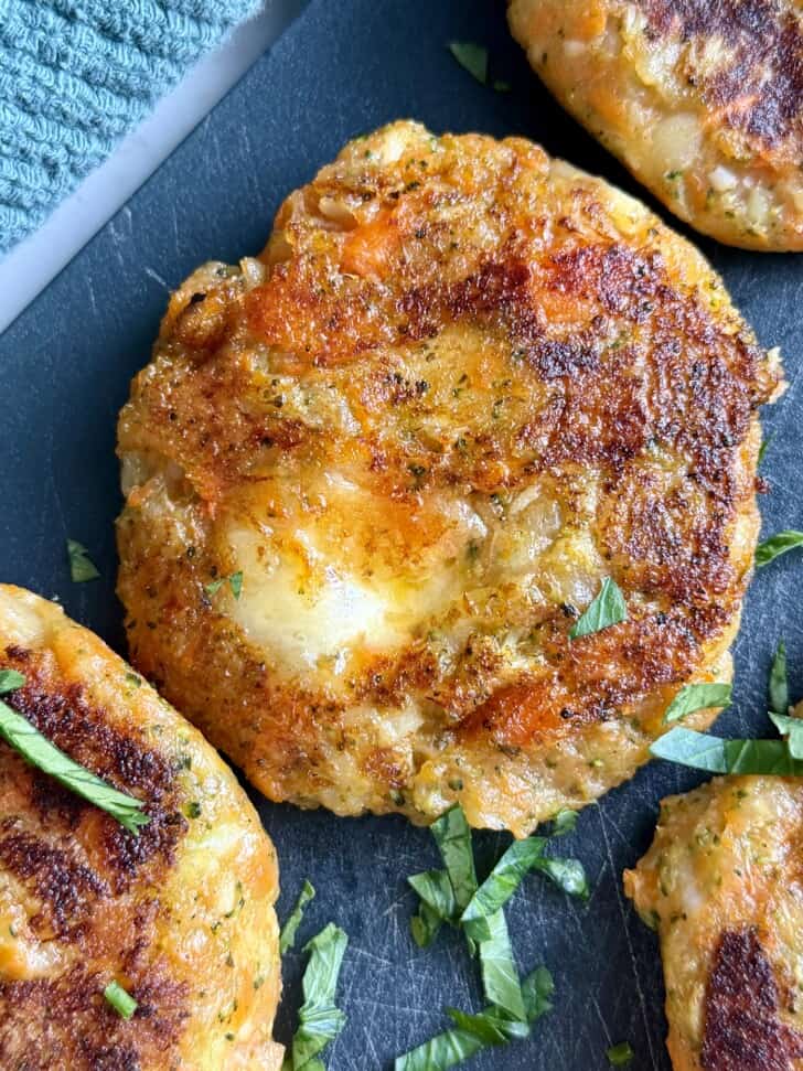 cheesy vegetable cakes
