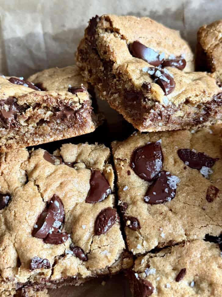 healthier cookie dough bars